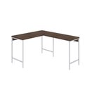 Ver imagem 2 de Escrivaninha Mesa Escritório em L Estilo Active 120cm Industrial Yescasa Marrom