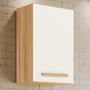 Ver imagem 2 de Armário Aéreo Intenza 40cm 1 Porta Freijó/off White Cristal - Nicioli