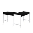 Ver imagem 6 de Escrivaninha Mesa Escritório em L Estilo Active 120cm Industrial Yescasa Preto