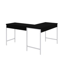 Mesa de Escritório em L Estilo Industrial 120x140cm Active - 6