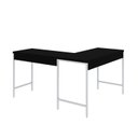 Ver imagem 6 de Escrivaninha Mesa Escritório em L Estilo Active 120cm Industrial Yescasa Preto