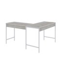 Ver imagem 6 de Escrivaninha Mesa Escritório em L Estilo Active 120cm Industrial Yescasa Branco