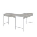 Ver imagem 6 de Escrivaninha Mesa Escritório em L Estilo Active 120cm Industrial Yescasa Branco