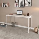 Ver imagem 7 de Escrivaninha Mesa Escritório Estilo Active 135cm Industrial Yescasa Branco