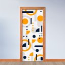 Ver imagem 2 de Adesivo de Porta - Abstrato Amarelo