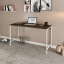 Ver imagem 7 de Escrivaninha Mesa Escritório Estilo Active 135cm Industrial Yescasa Marrom