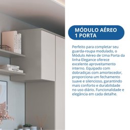 Modulo Aéreo 1 Porta 73cm X 39,5cm Elegance - 6