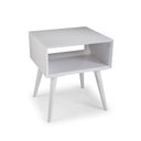 Ver imagem 2 de Mesa Lateral de Madeira Maciça Elin - Iaza Moveis