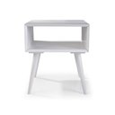 Ver imagem 3 de Mesa Lateral de Madeira Maciça Elin - Iaza Moveis