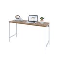Ver imagem 4 de Escrivaninha Mesa Escritório Estilo Active 135cm Industrial Yescasa Marrom