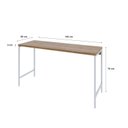 Ver imagem 3 de Escrivaninha Mesa Escritório Estilo Active 135cm Industrial Yescasa Marrom