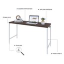Ver imagem 5 de Escrivaninha Mesa Escritório Estilo Industrial 135cm Active Yescasa