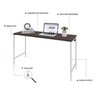 Escrivaninha Mesa Escritório Estilo Industrial 135cm Active Yescasa - 5