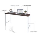 Ver imagem 5 de Escrivaninha Mesa Escritório Estilo Active 135cm Industrial Yescasa Marrom