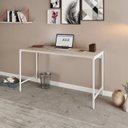 Ver imagem 7 de Escrivaninha Mesa Escritório Estilo Industrial 135cm Active Yescasa