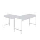 Ver imagem 6 de Escrivaninha Mesa Escritório em L Estilo Active 135cm Industrial Yescasa