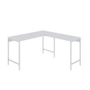Ver imagem 2 de Escrivaninha Mesa Escritório em L Estilo Active 135cm Industrial Yescasa Branco