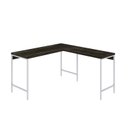 Ver imagem 2 de Escrivaninha Mesa Escritório em L Estilo Active 135cm Industrial Yescasa Marrom