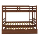 Ver imagem 6 de Cama Treliche Solteiro Madeira Maciça Auxiliar com Proteção:Castanho Claro