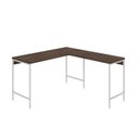 Ver imagem 2 de Escrivaninha Mesa Escritório em L Estilo Active 135cm Industrial Yescasa Marrom