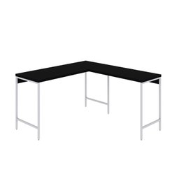 Mesa de Escritório em L Estilo Industrial 135x140cm Active - 2