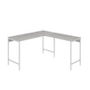 Ver imagem 2 de Escrivaninha Mesa Escritório em L Estilo Active 135cm Industrial Yescasa Branco