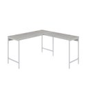 Ver imagem 2 de Escrivaninha Mesa Escritório em L Estilo Active 135cm Industrial Yescasa Branco