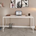 Ver imagem 1 de Mesa de Escritório Active 150cm Yescasa Branco Chess Est.Preta