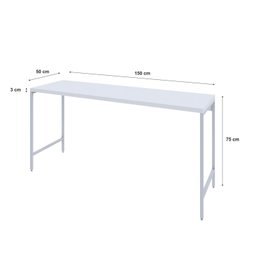 Escrivaninha Industrial 150cm Active Yescasa - 3