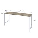Ver imagem 3 de Escrivaninha Mesa Escritório Active 150cm Industrial Yescasa Marrom
