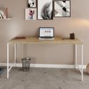 Ver imagem 1 de Escrivaninha Mesa Escritório Active 150cm Industrial Yescasa Marrom