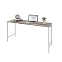 Ver imagem 4 de Escrivaninha Mesa Escritório Active 150cm Industrial Yescasa Marrom