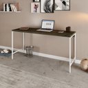 Ver imagem 7 de Escrivaninha Mesa Escritório Active 150cm Industrial Yescasa Marrom