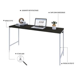 Escrivaninha Industrial 150cm Active Yescasa - 5
