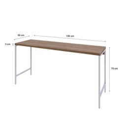 Escrivaninha Industrial 150cm Active Yescasa - 3