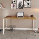 Ver imagem 1 de Escrivaninha Mesa Escritório Active 150cm Industrial Yescasa Marrom