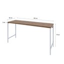 Ver imagem 3 de Escrivaninha Mesa Escritório Active 150cm Industrial Yescasa Marrom