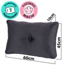 Ver imagem 2 de Puff Multiuso com Lençol e Travesseiro Solteiro 3 em 1 em Tecido Chumbo BF Colchões