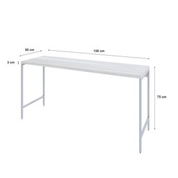 Escrivaninha Industrial 150cm Active Yescasa - 3