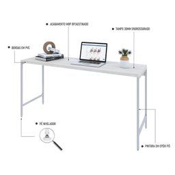 Escrivaninha Industrial 150cm Active Yescasa - 5