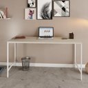 Ver imagem 1 de Escrivaninha Mesa Escritório Active 150cm Industrial Yescasa Branco