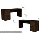 Ver imagem 4 de Mesa Escrivaninha Juvenil ME4102 c/ 3 Gavetas Branco - Tecno Mobili