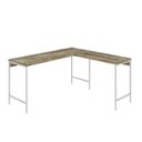 Ver imagem 2 de Escrivaninha Mesa Escritório em L Estilo Active 150cm Industrial Yescasa Marrom