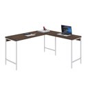 Ver imagem 4 de Escrivaninha Mesa Escritório em L Estilo Active 150cm Industrial Yescasa Marrom