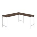 Ver imagem 2 de Escrivaninha Mesa Escritório em L Estilo Active 150cm Industrial Yescasa Marrom