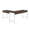 Ver imagem 6 de Escrivaninha Mesa Escritório em L Estilo Active 150cm Industrial Yescasa Marrom