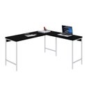 Ver imagem 4 de Escrivaninha Mesa Escritório em L Estilo Active 150cm Industrial Yescasa Preto