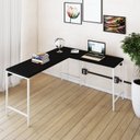 Ver imagem 1 de Escrivaninha Mesa Escritório em L Estilo Industrial 150x140cm Active