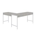 Ver imagem 6 de Escrivaninha Mesa Escritório em L Estilo Industrial 150x140cm Active