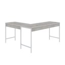 Ver imagem 6 de Escrivaninha Mesa Escritório em L Estilo Active 150cm Industrial Yescasa Branco